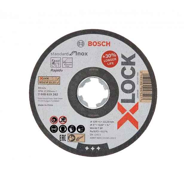Bosch - Řezný kotouč na ocel 125x22,23 mm 2608619262