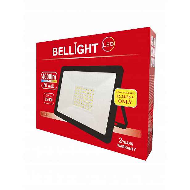 Led Halogenový Zářič 50W 12V 24V 36V Ac/dc