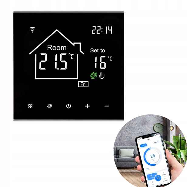 Pokojový Termostat Wifi Digitální Regulátor 3A