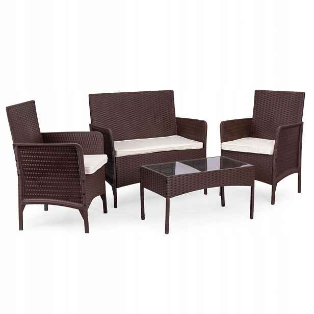 Set Zahradního Nábytku Multigarden Ratanový Plast