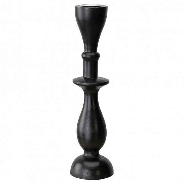 Stojan Na Dlouhé Svíčky Noir, Výška: 23cm
