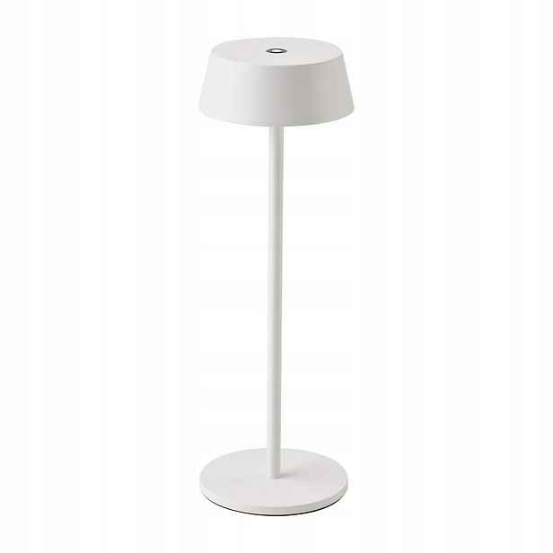 Venkovní Led stolní lampa Usb s dotykovým akumulátorem, bílá, 32 cm V-tac