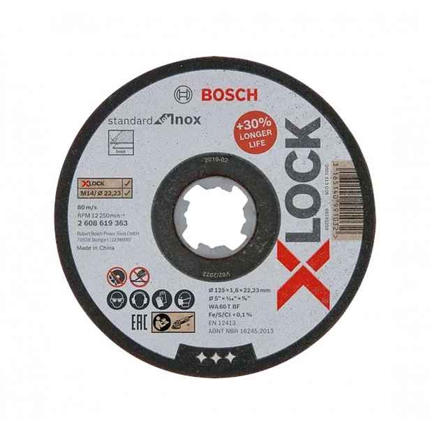 Bosch - Řezný kotouč na ocel 125x22,23 mm 2608619363
