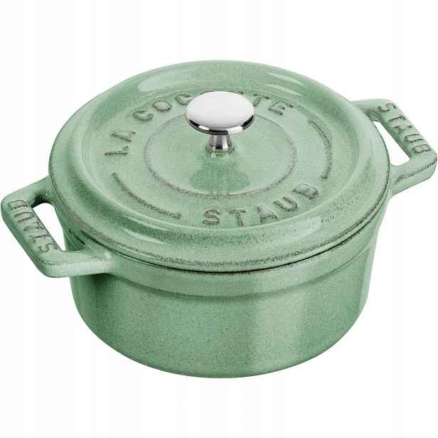 Mini Hrnec hrnec Kulatý 250 ml, Mátový Mini Cocotte Staub