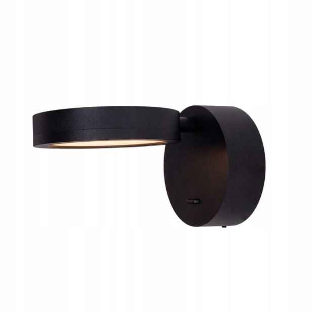 Nástěnné svítidlo černé kulatý nastavitelné Ibiza Led 6W W0350 Maxlight