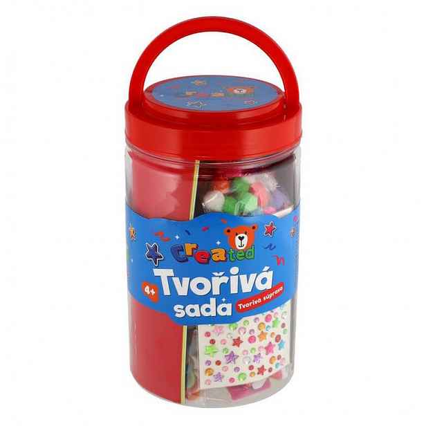 Tvořivá sada CREATED v plastové dóze