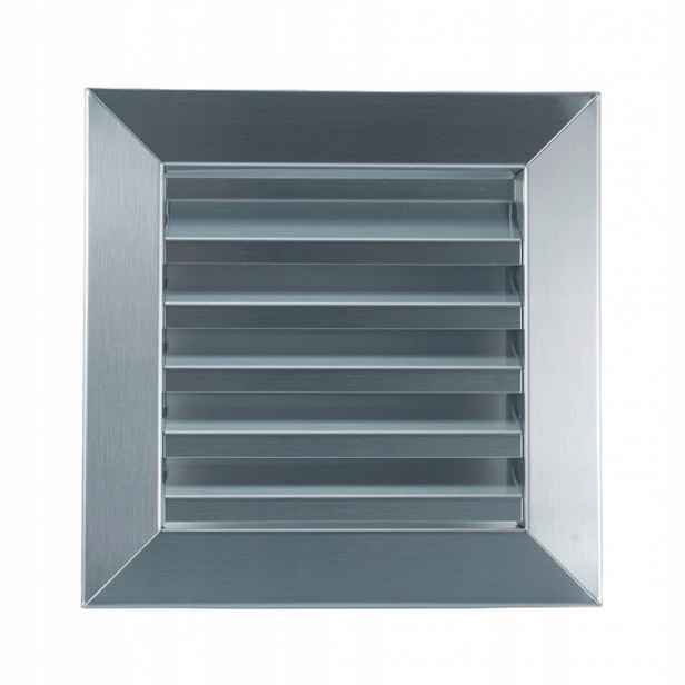 Ventilační mřížka se síťkou proti hmyzu 100x100 inox