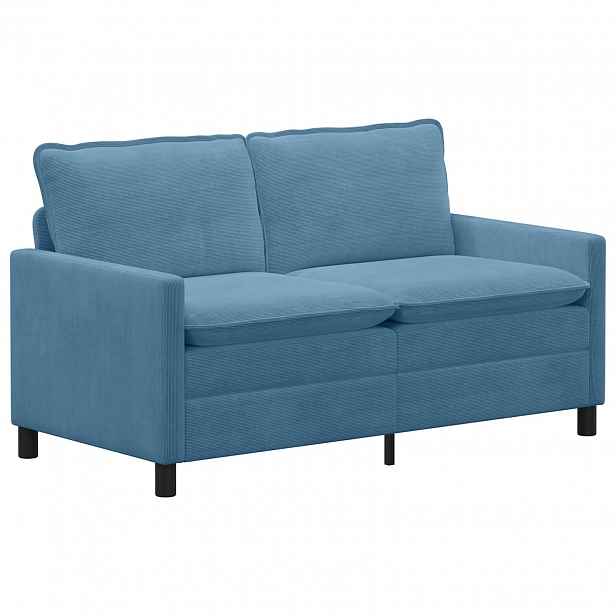 vidaXL Pohovka Modrá 156 x 81 x 87,5 cm Textil