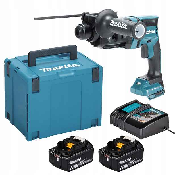 Vrtačka Makita DHR182RTJ 18V Lxt 2x5Ah 1,7J Xpt Aws Bl Sds+ kufr