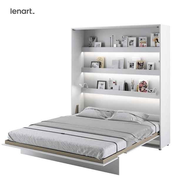 Dig-net nábytek Sklápěcí postel Lenart BED CONCEPT BC-13 bílá | 180 x 200 cm