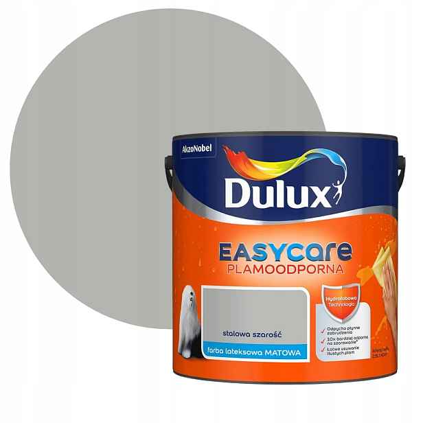 Dulux Easycare Barva Odolná Proti Skvrnám Ocelová šedá 2,5L
