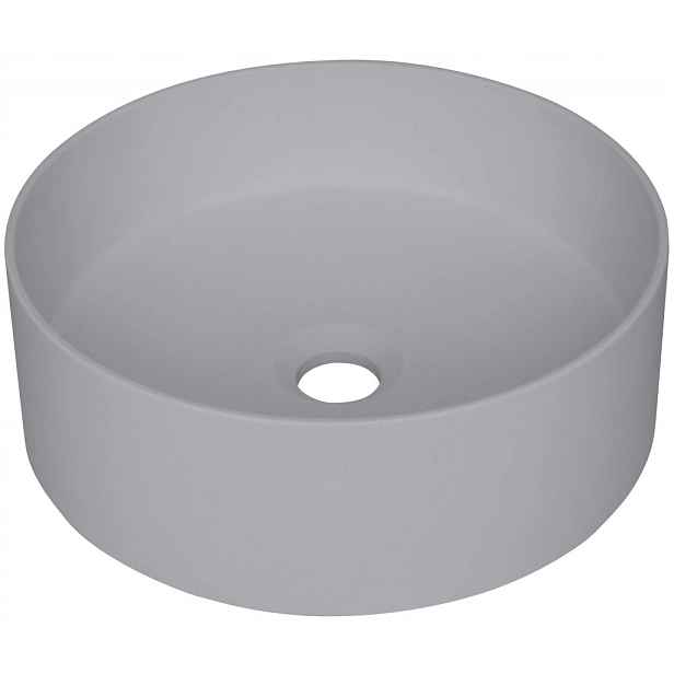 Silia šedá metalíza Granitové umyvadlo, deska (CQS_SU4S) /po/