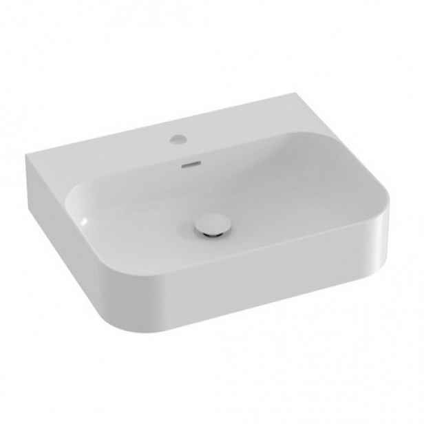 Umyvadlo Ravak Ceramic Slim 55,3x45,2 cm otvor pro baterii uprostřed XJX01155000