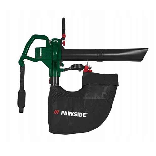 Foukač a vysavač Parkside 3000 W 55 l s drcením