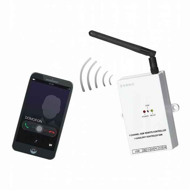 OR-GB-458 Gsm ovladač pro ovládání brány s Usb 4G vstupem Orno