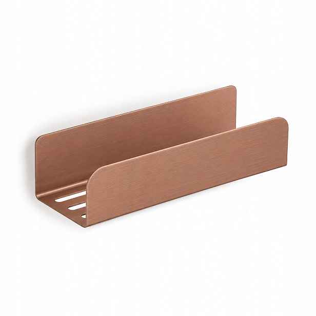 Sprchová Polička Bez Vrtání, Kartáčovaná Měď Hozze