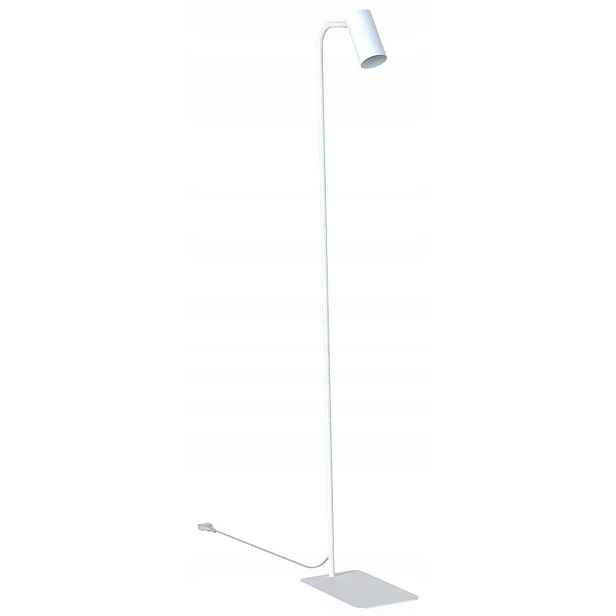 Stojací lampa do pokoje a bytu Podlahová lampa Mono Bílá 1xGU10 130 cm