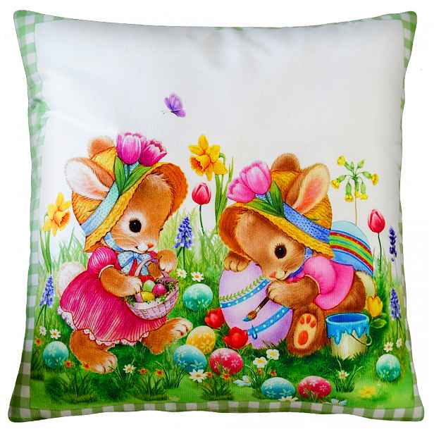 Velikonoční povlak na polštář EASTER COLORS I. 40x40 cm  Mybesthome