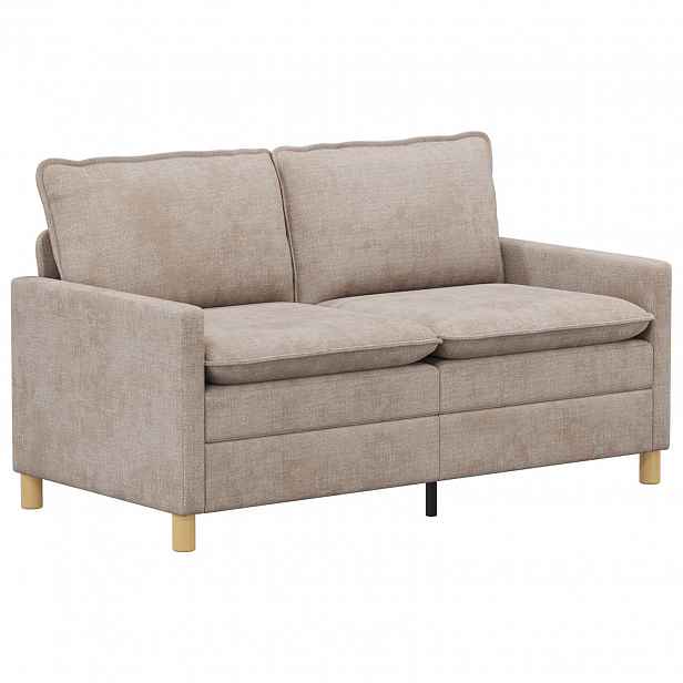 vidaXL Pohovka Béžová 156 x 81 x 87,5 cm Polyester