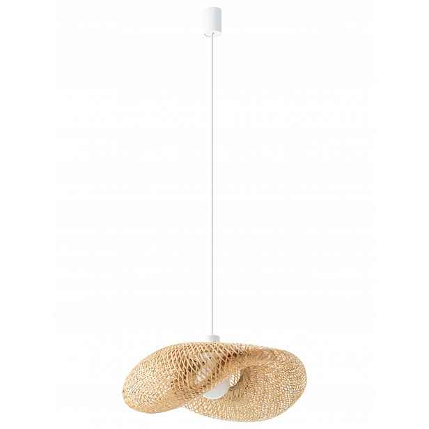 Závěsná lampa Havana S 1xE27 Dekorativní Osvětlení Bambusové Stínítko Boho