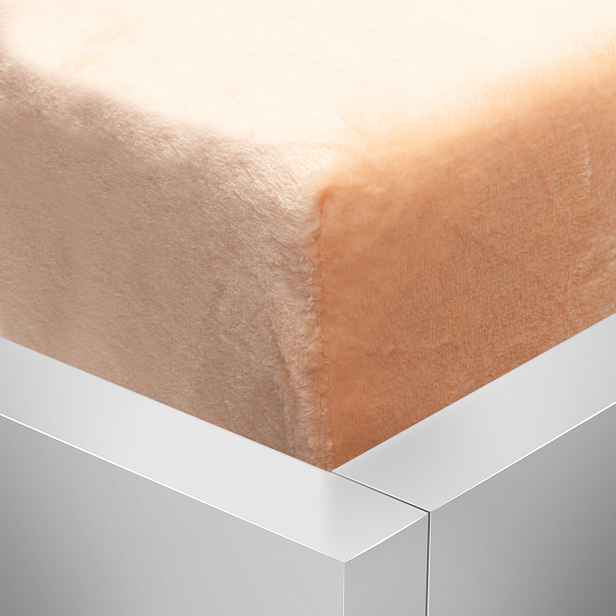 TOP OBOUSTRANNÉ Mikroplyšové prostěradlo DELUXE 90x200 - Lososová