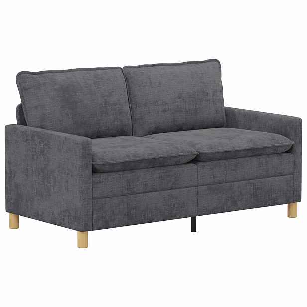 vidaXL Pohovka Tmavě šedá 156 x 81 x 87,5 cm Polyester
