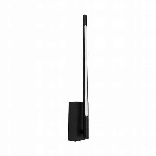 Nástěnná lampa Černá Minimalistická Led Mat Metal Moderní