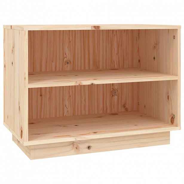 vidaXL Botník 60 x 34 x 45 cm masivní borové dřevo