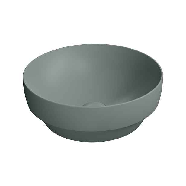 GSI PURA keramické umyvadlo na desku, průměr 40cm, agave mat