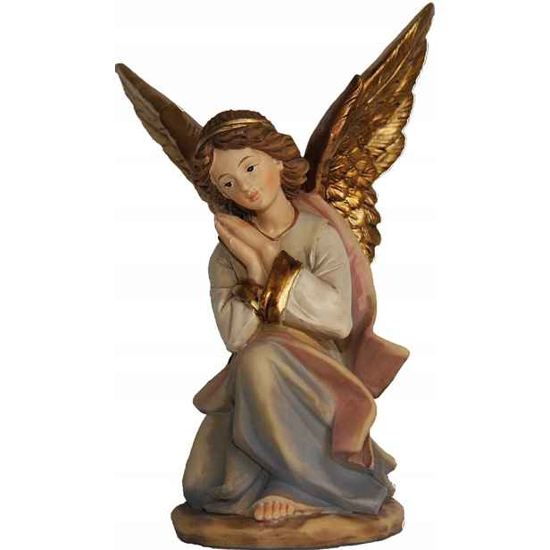 Klečící anděl 28 cm vysoký pro figurky o výšce 30 cm