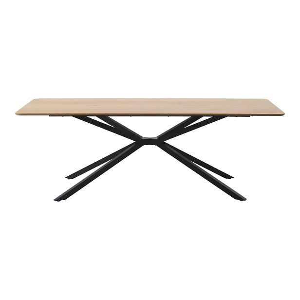 Jídelní stůl s deskou v dubovém dekoru 100x200 cm Cesura – Unique Furniture