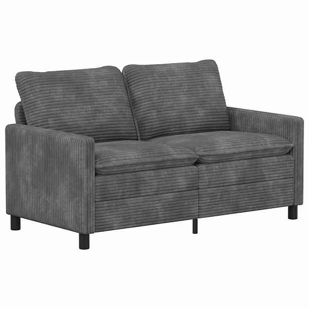 vidaXL Pohovka Světle šedá 156 x 81 x 87,5 cm Polyester