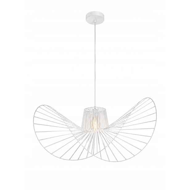 Závěsná lampa Paco Home Lena 75 bílá Boho Rattan E27 Loft