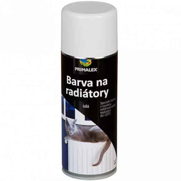 Primalex Sprej na radiátory bílá  400ml
