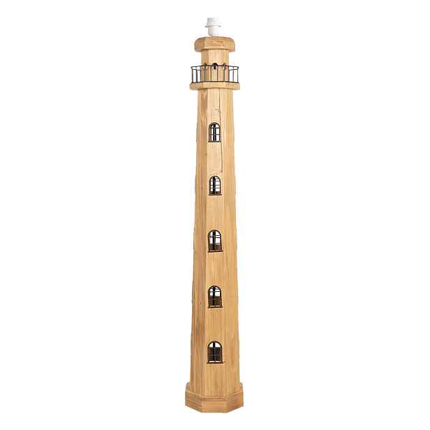 Dřevěná stojací základna k lampě Maják - Ø23*140 cm Clayre & Eef