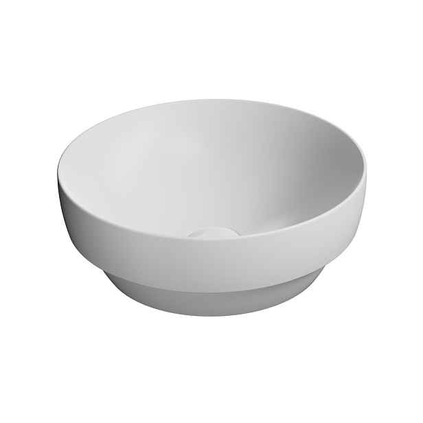 GSI PURA keramické umyvadlo na desku, průměr 40cm, bílá mat