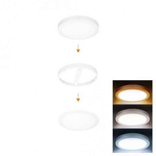 LED světelný panel Solight bílá WD242-W