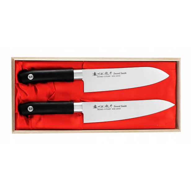 Satake Sword Smith Sada Nůž pro šéfa Santoku