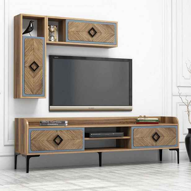 TV stěna / Sestava pod TV Samba - Blue