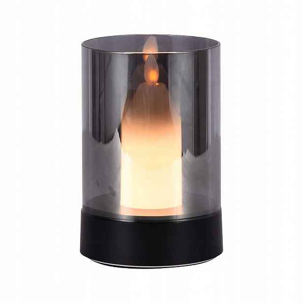 V-tac Noční lampa světlo svíčky 3W Led nabíjení Usb stmívání černá