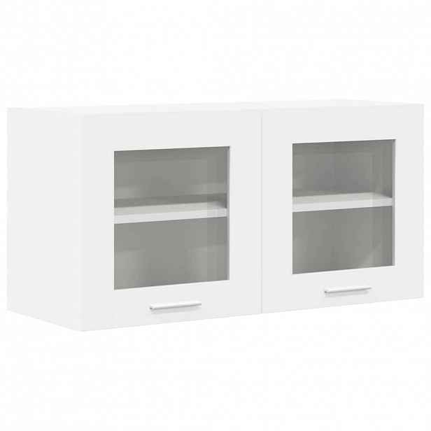 vidaXL Závěsná skříňka Bílá 80 x 31 x 40 cm Kompozitní dřevo