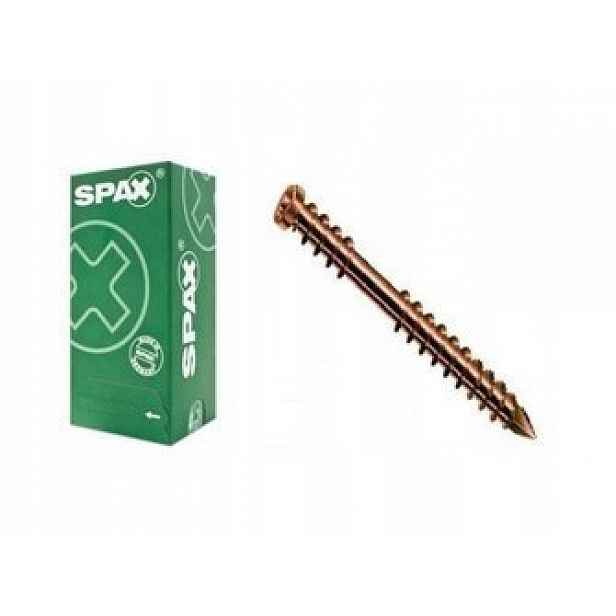 Spax-d Terasové Vruty 5x50 A2 200ks Staré Zlato