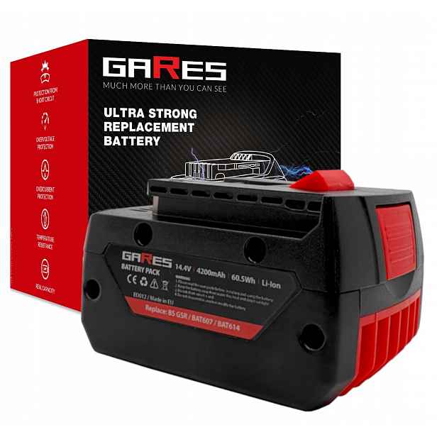 Baterie Akumulátor pro Bosch Gsr 1080-LI 14.4 V-ec Gsb 14.4-2-LI 14,4V 4,2Ah