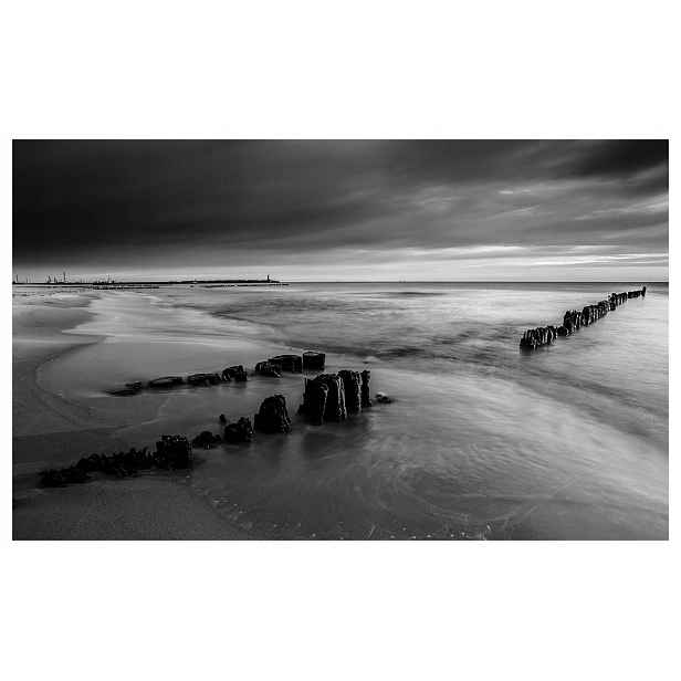 Fototapeta Monochromatické moře Krajiny šedé 312x219 lepidlo