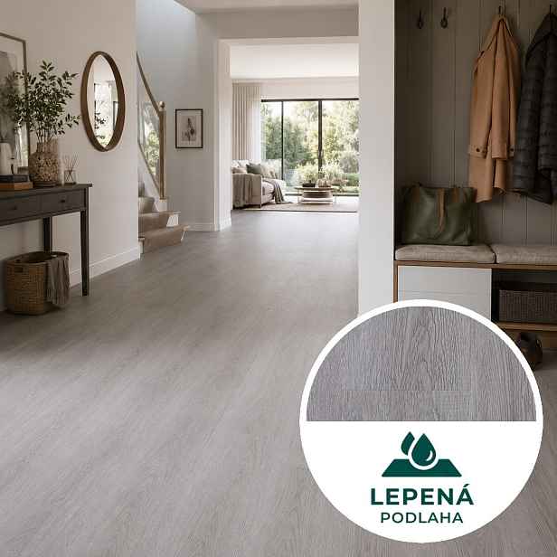 Vinylová podlaha lepená Canadian Design Vancouver DRY BACK, 914,4 x 152,4 mm, Egibi