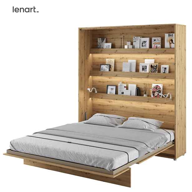 Dig-net nábytek Sklápěcí postel Lenart BED CONCEPT BC-13 dub artisan | 180 x 200 cm