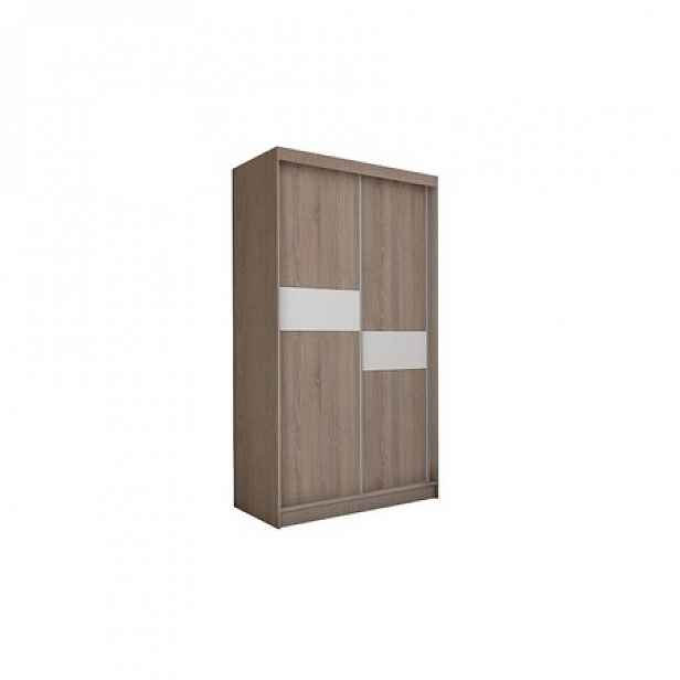 Kvalitní Šatní Skříň Livia 150 cm Sonoma/bílá