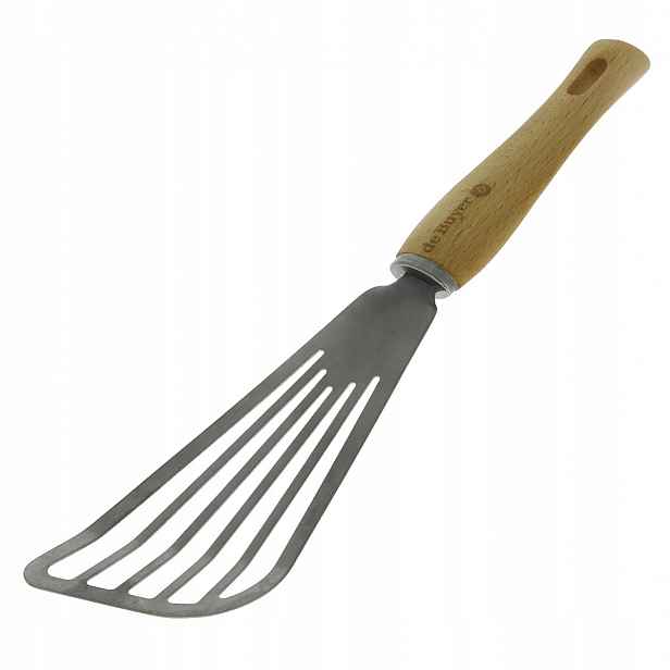Špachtle de Buyer B Bois 30 cm pružná ocel, rukojeť buková špachtle