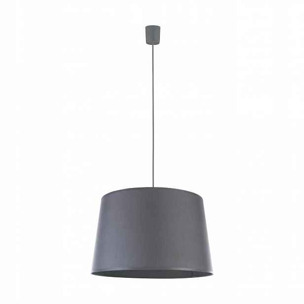 Závěsná lampa Maja Šedá Abažur 1xE27 45 cm Stropní Moderní obývací pokoj Pokoj