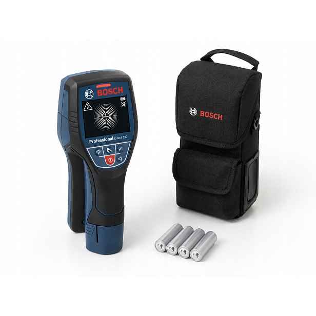 Detektor Kovů Bosch D-tect 120 Wall Scanner Baterie taška